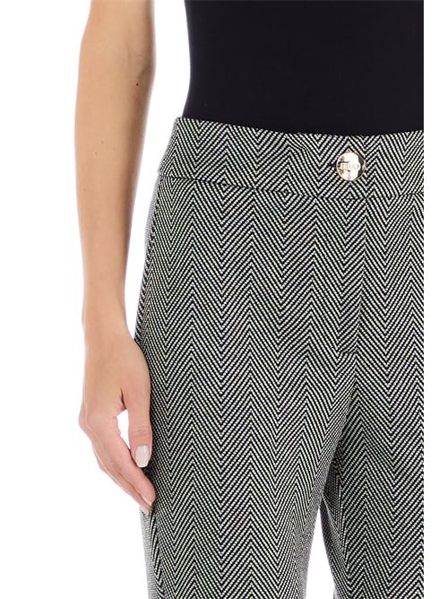 Pantaloni chevron jacquard LIU JO COLLECTION | CF3316J1928A6009